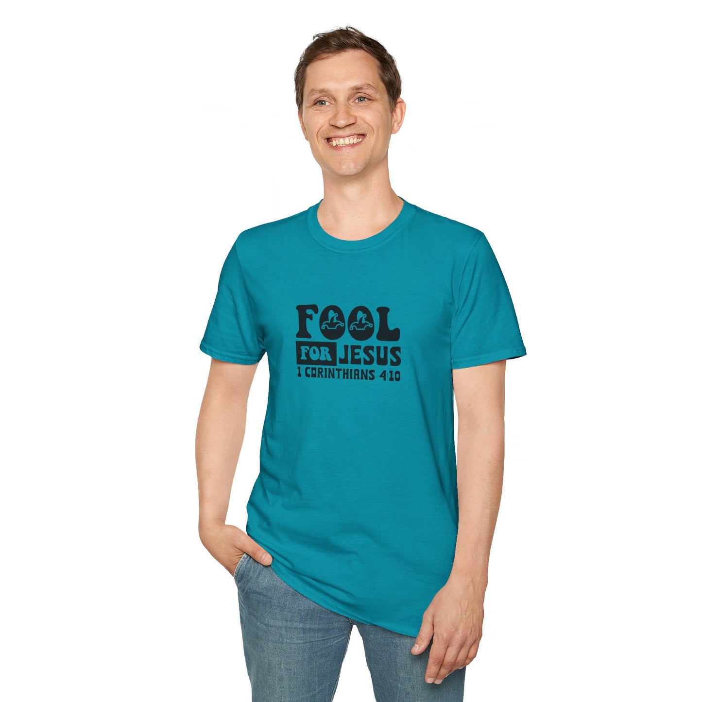 Fool For Jesus Funny Unisex Christian T-shirt