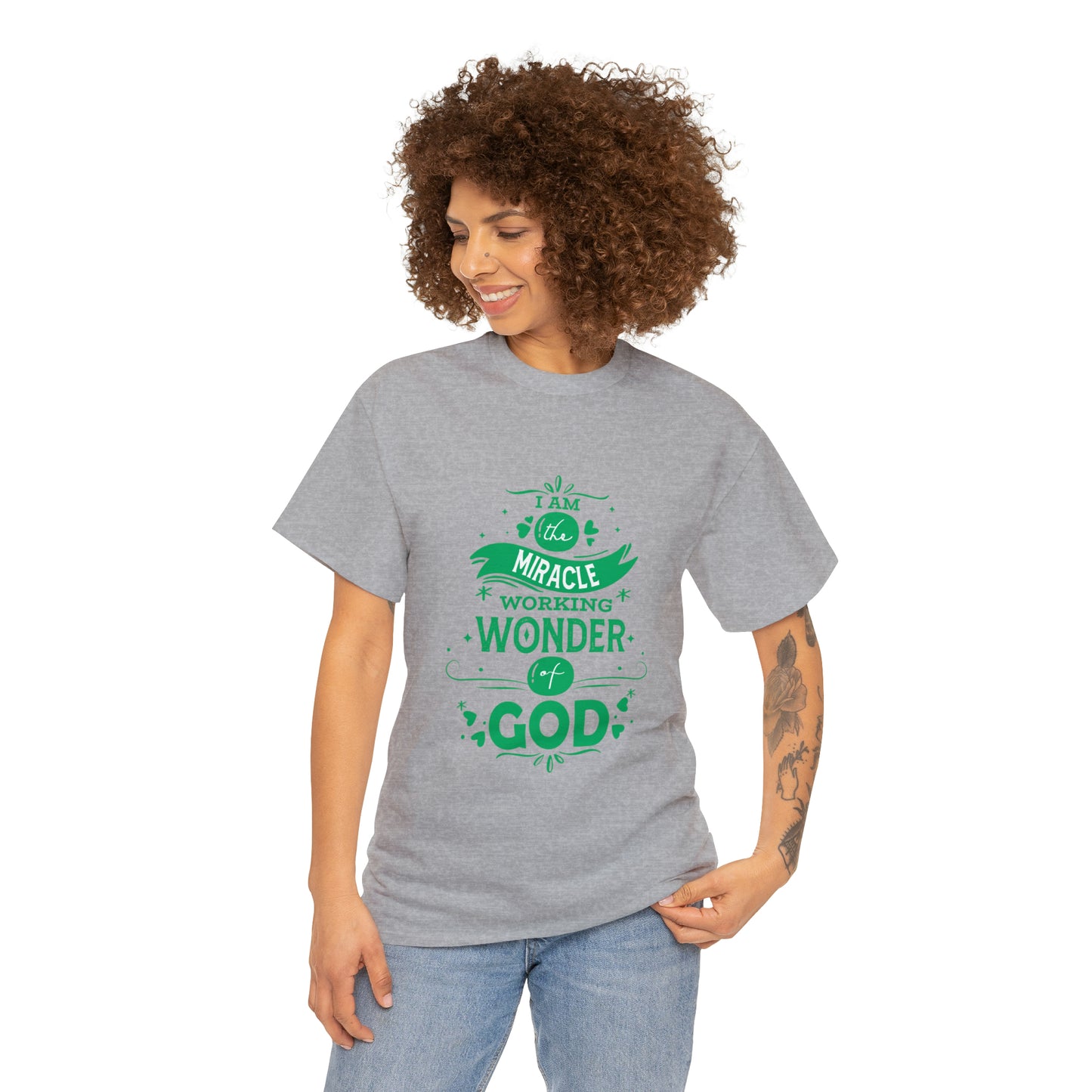 I Am The Miracle Working Wonder Of God Unisex Heavy Cotton Tee