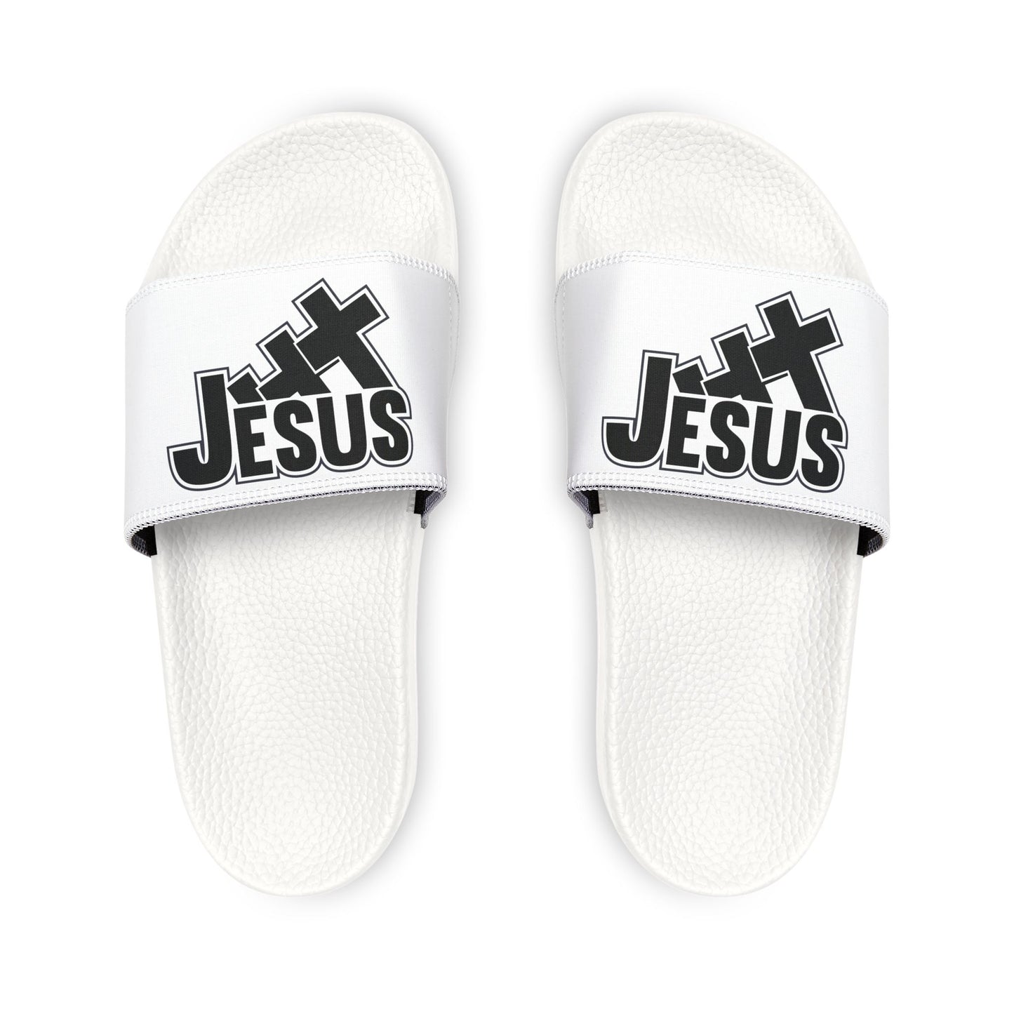 Faith-Inspired Men's Sandals, Comfortable Slide Sandals, Faith Themed Footwear, Summer Casuals, Christian Gifts
