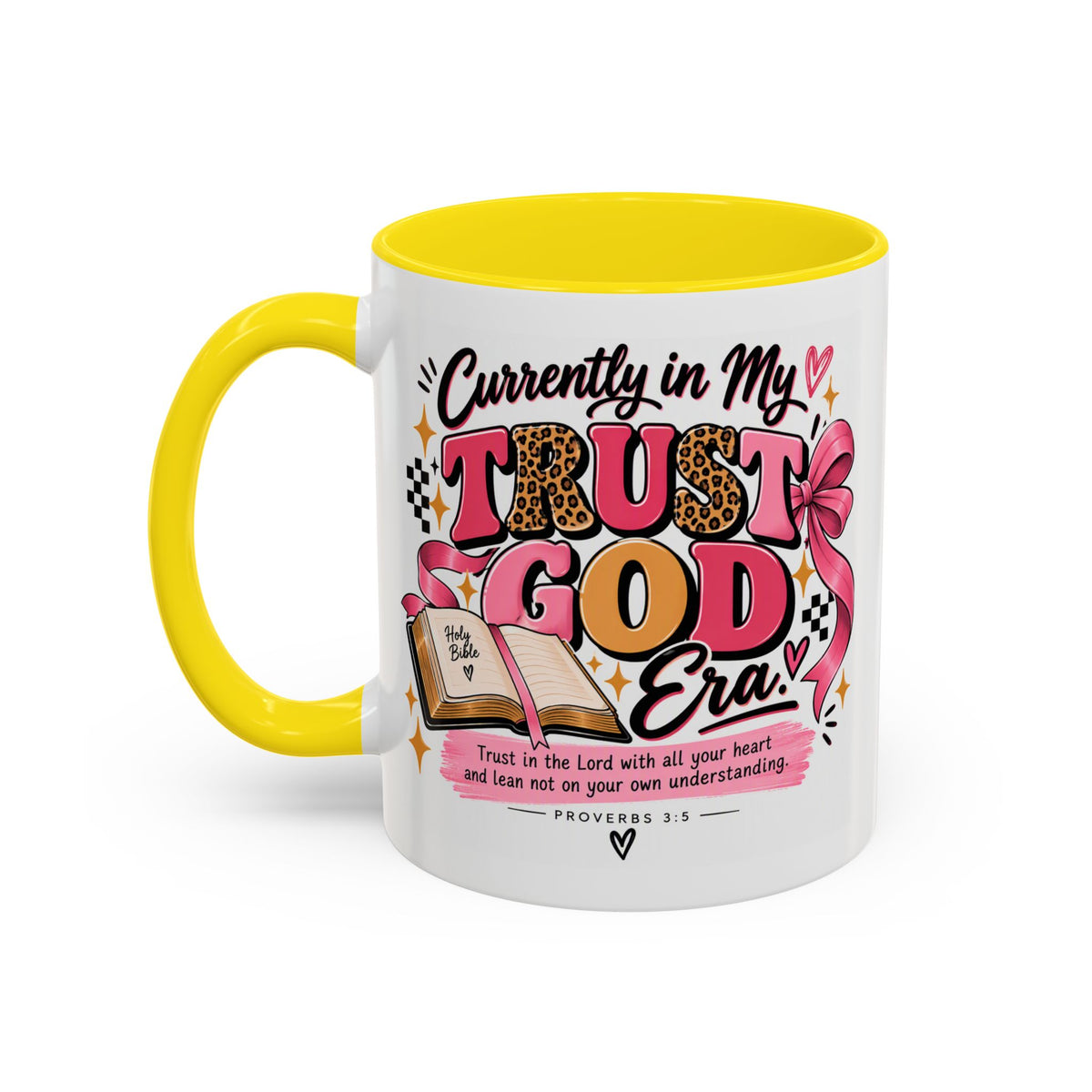 Currently in My Trust God Era Coffee Mug