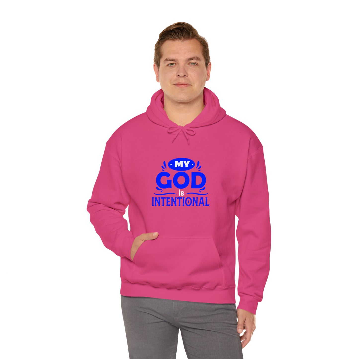 My God Is Intentional  Unisex Hooded Sweatshirt