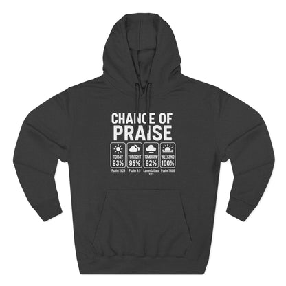 Inspirational Unisex Fleece Hoodie for Everyday Blessings, Praise Hoodie, Faith Apparel, Cozy Gift for Friends, Spiritual Wear