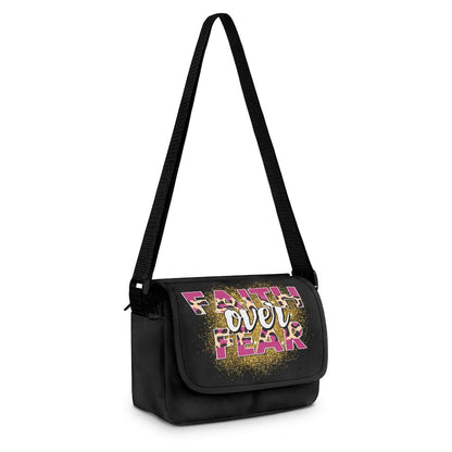 Faith Over Fear Christian Kids Flap Crossbody Bag
