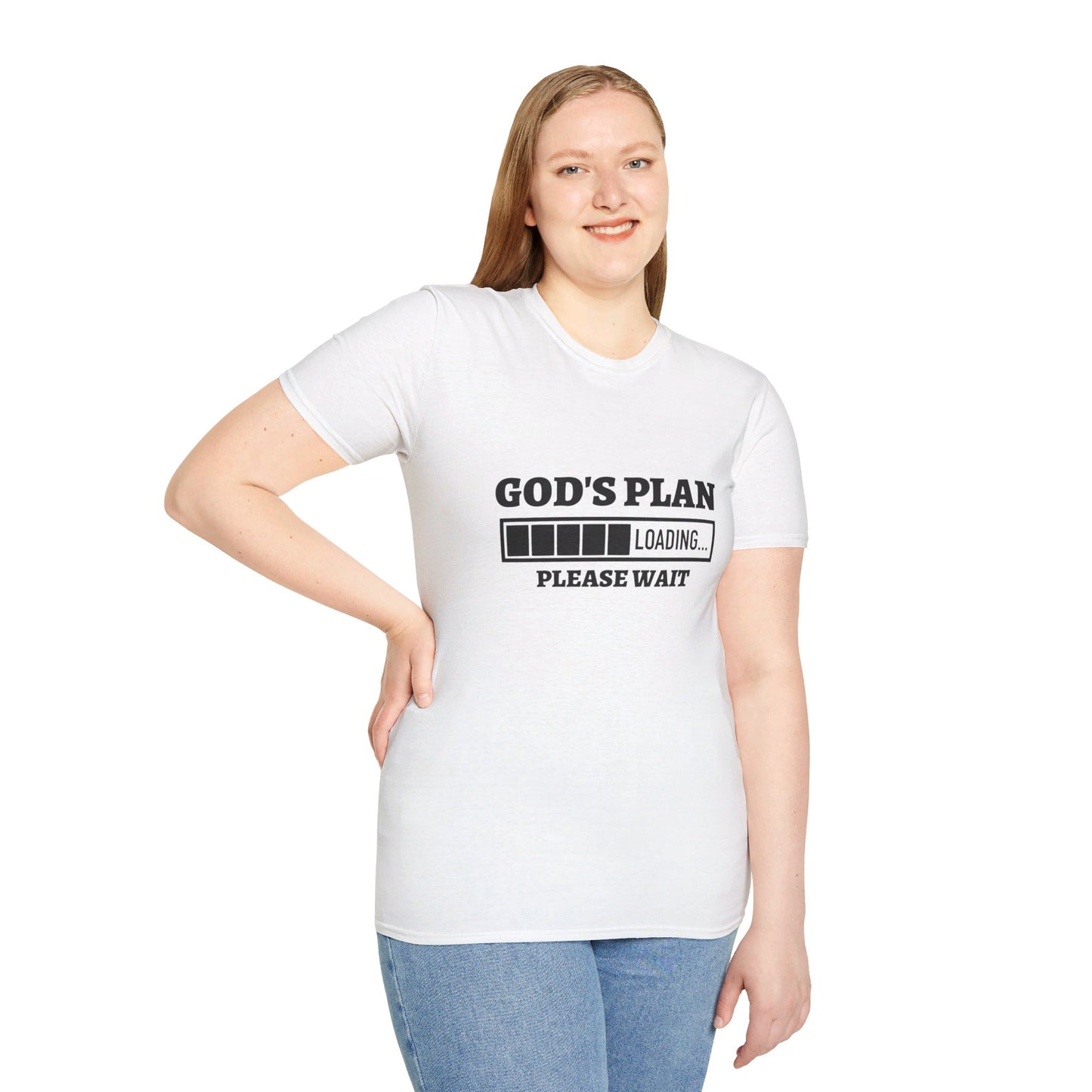 God's Plan Loading Unisex Christian T-shirt