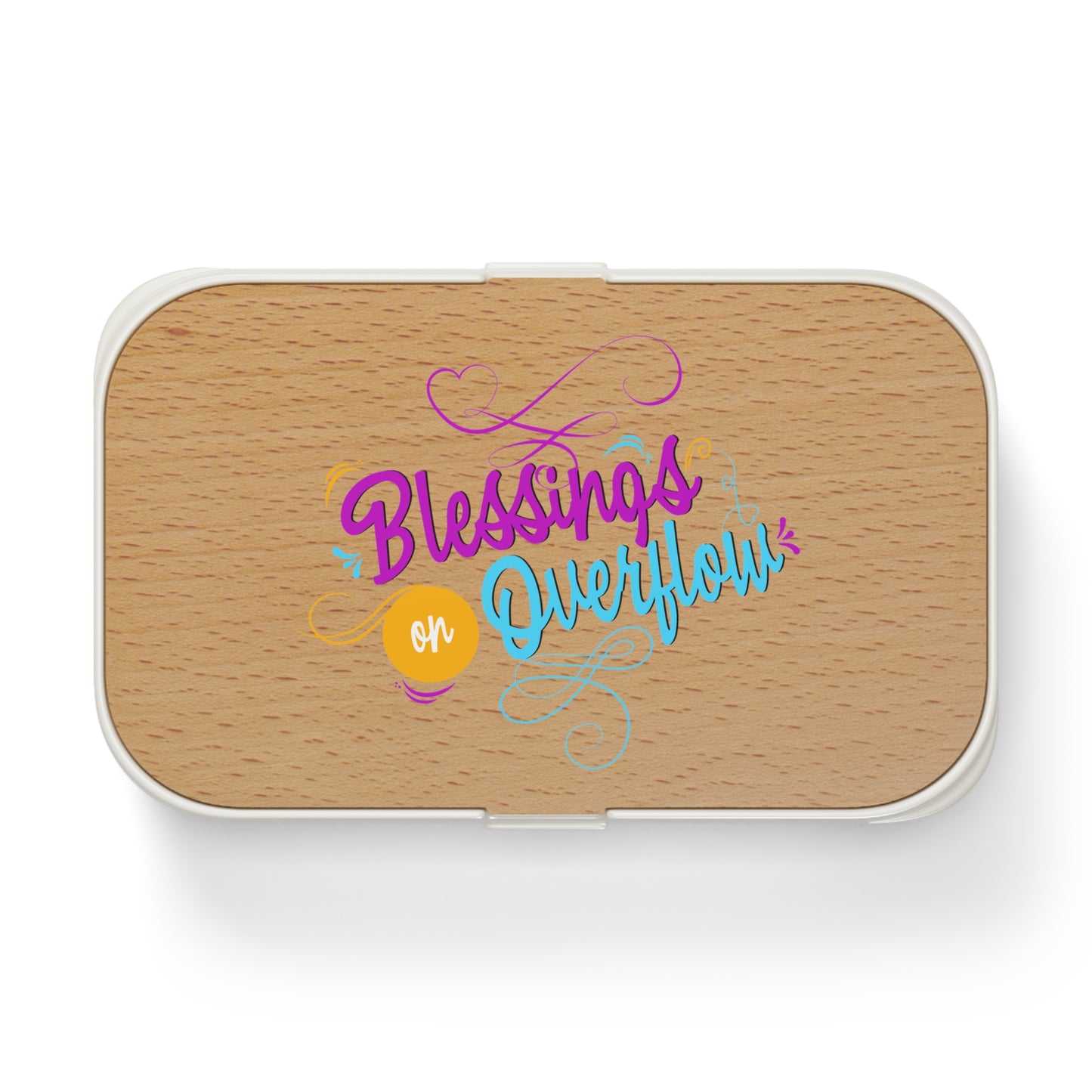 Blessings On Overflow Christian Bento Lunch Box Printify