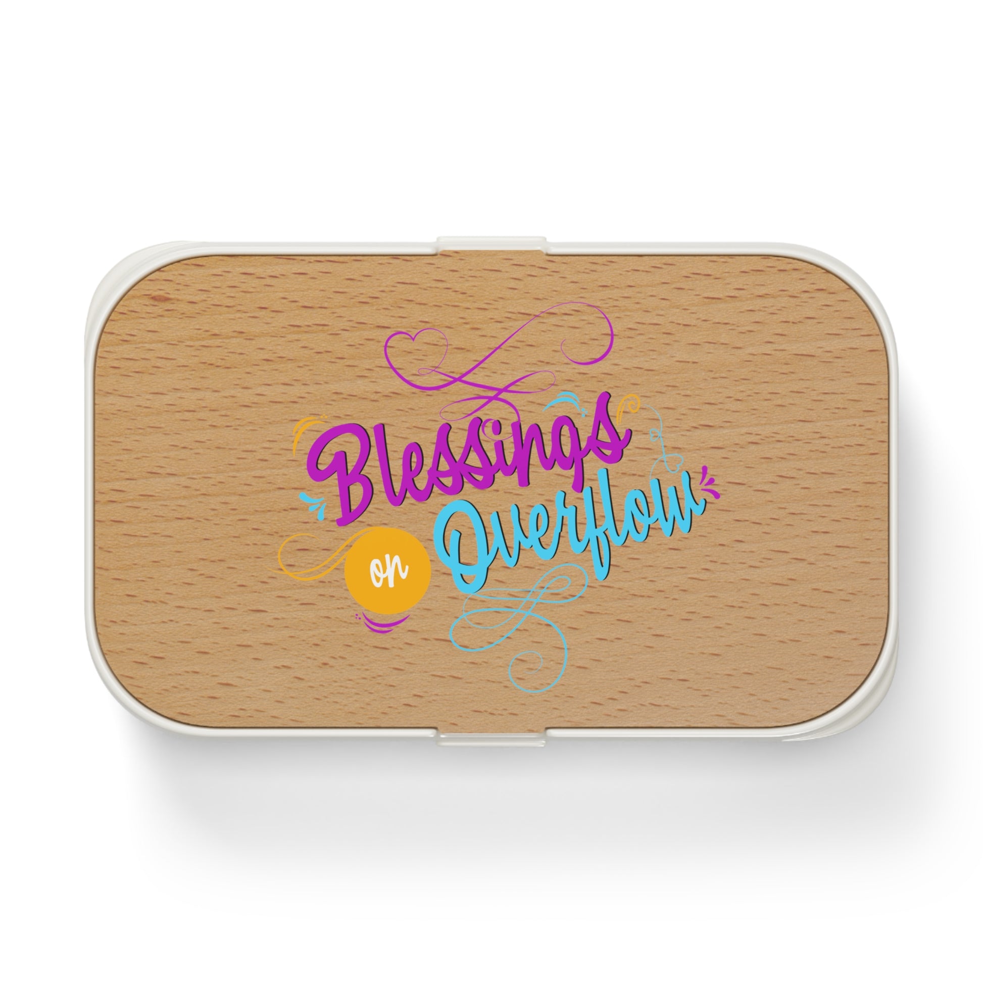 Blessings On Overflow Christian Bento Lunch Box Printify