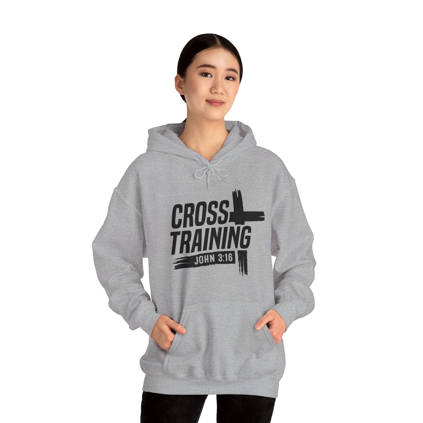 Cross Training Unisex Christian Hooded Pullover Sweatshirt