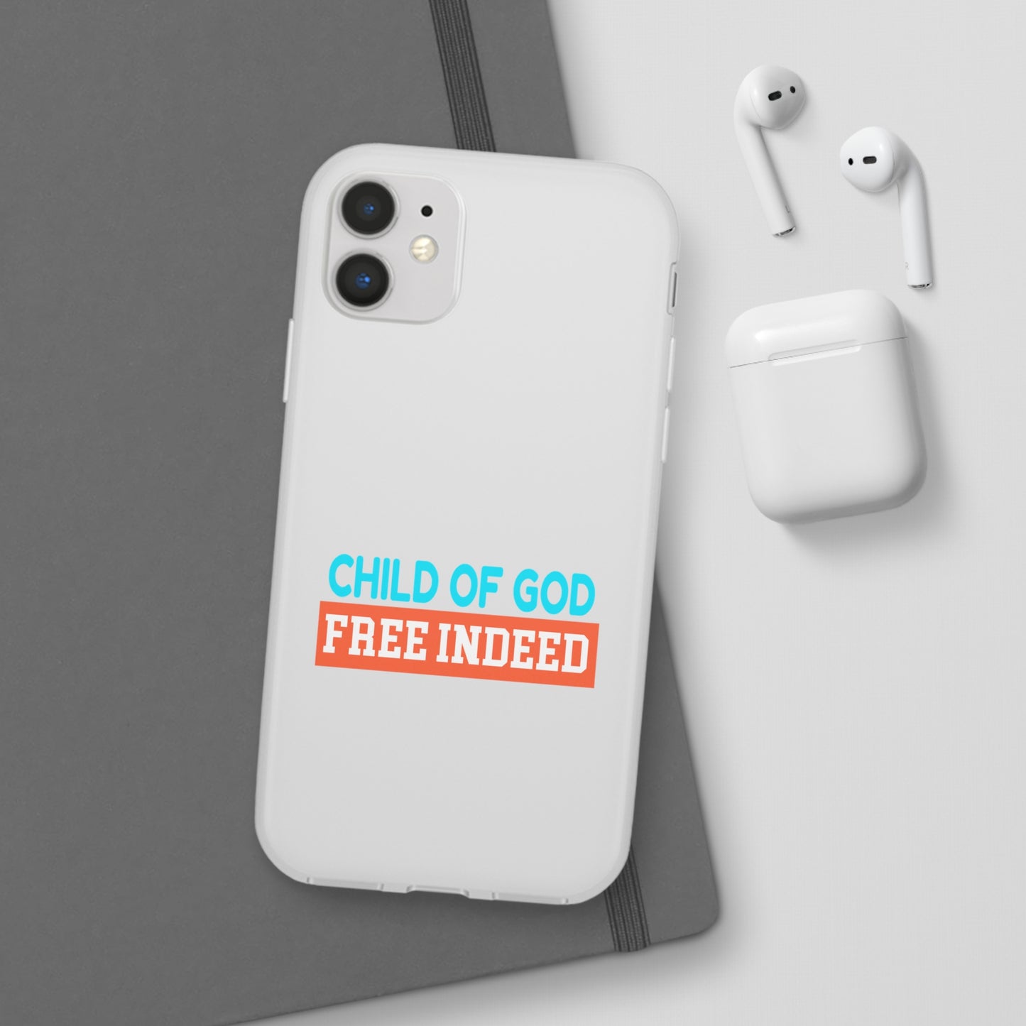 Child Of God Free Indeed Christian Flexi Phone Case Printify