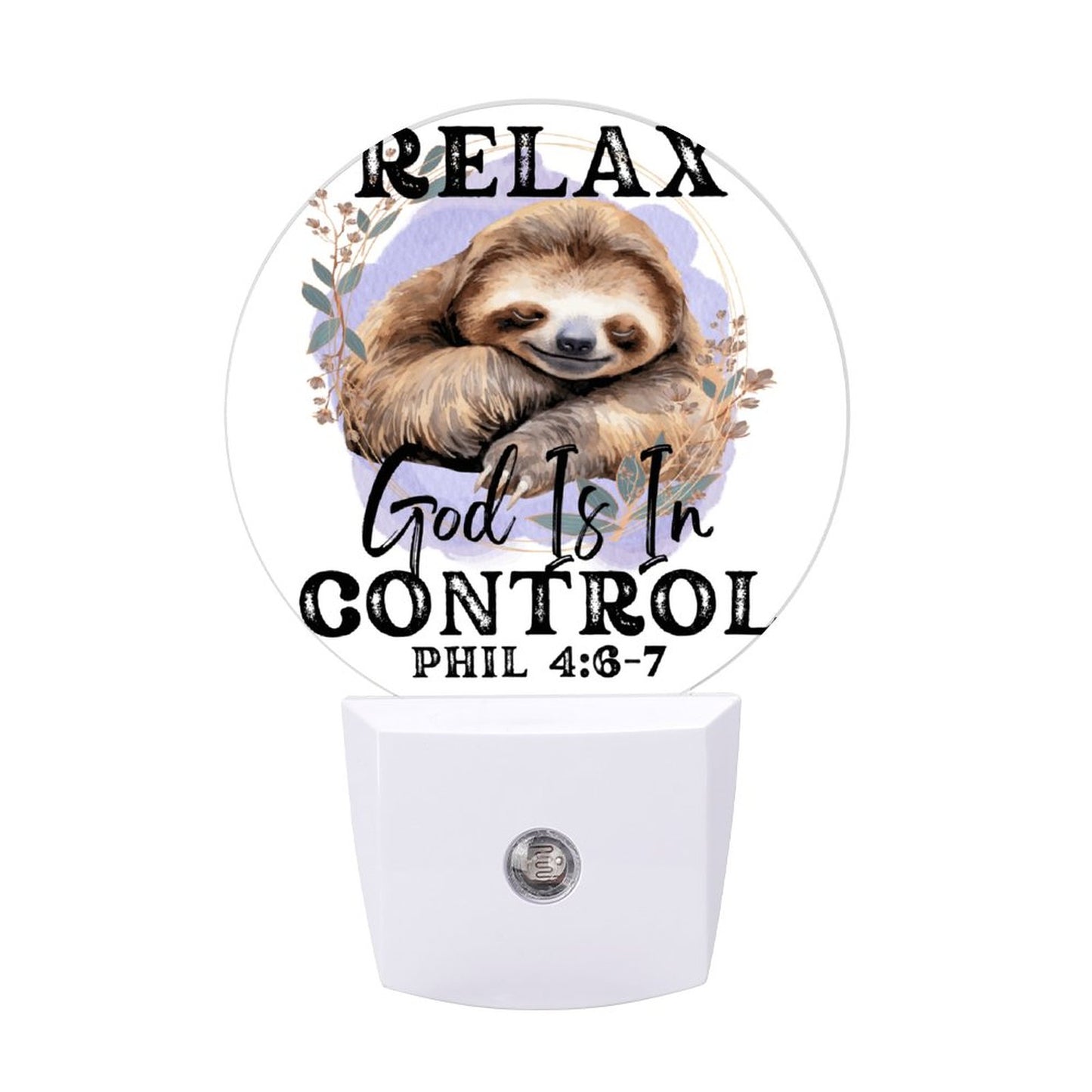 Relax He Is In Control Christian Night Light For Kids - ClaimedbyGodDesigns
