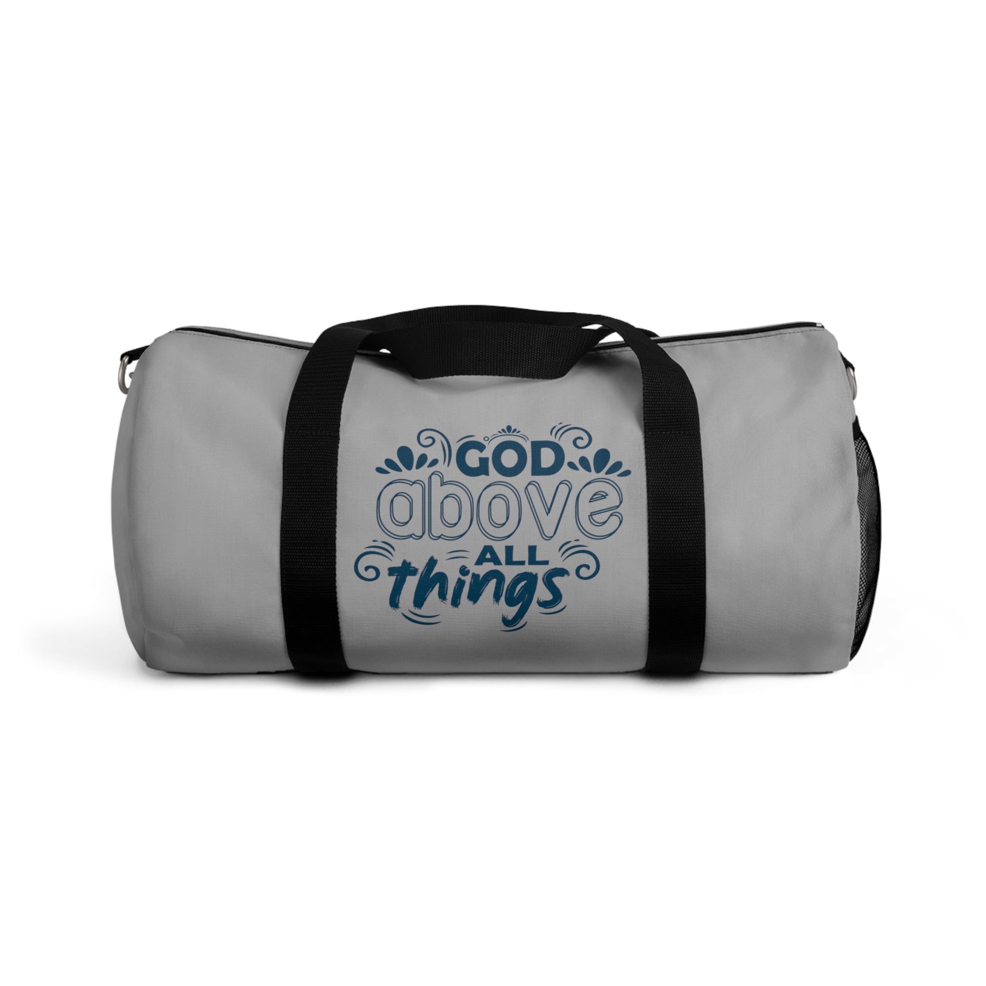 God Above All Things Christian Duffel Bag Printify