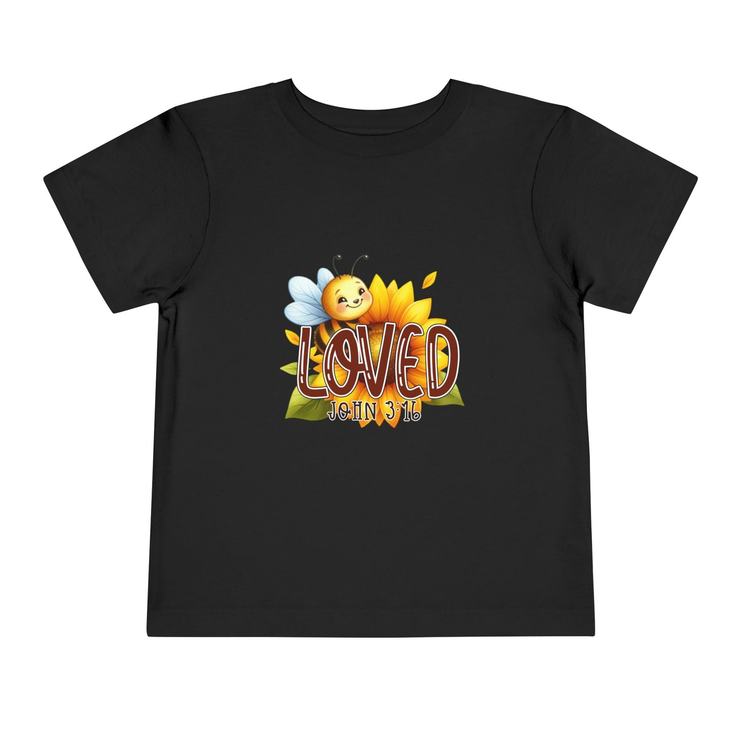 John 3:16 Loved Christian Toddler T-Shirt