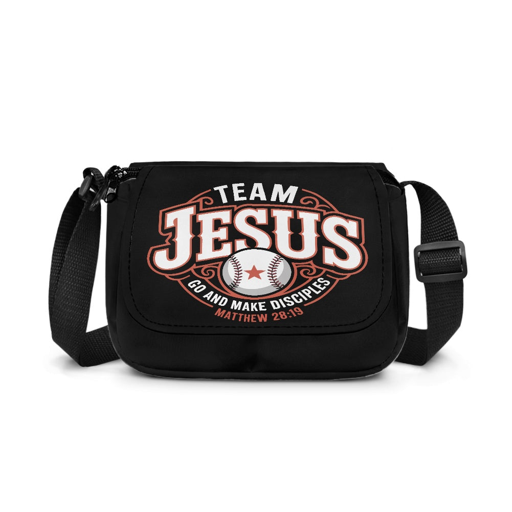 Team Jesus Christian Kids Flap Crossbody Bag
