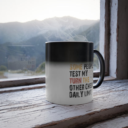 Color-Changing 11oz Christian Mug – "Trying to Be Like Jesus..." Motivational Heat Reveal