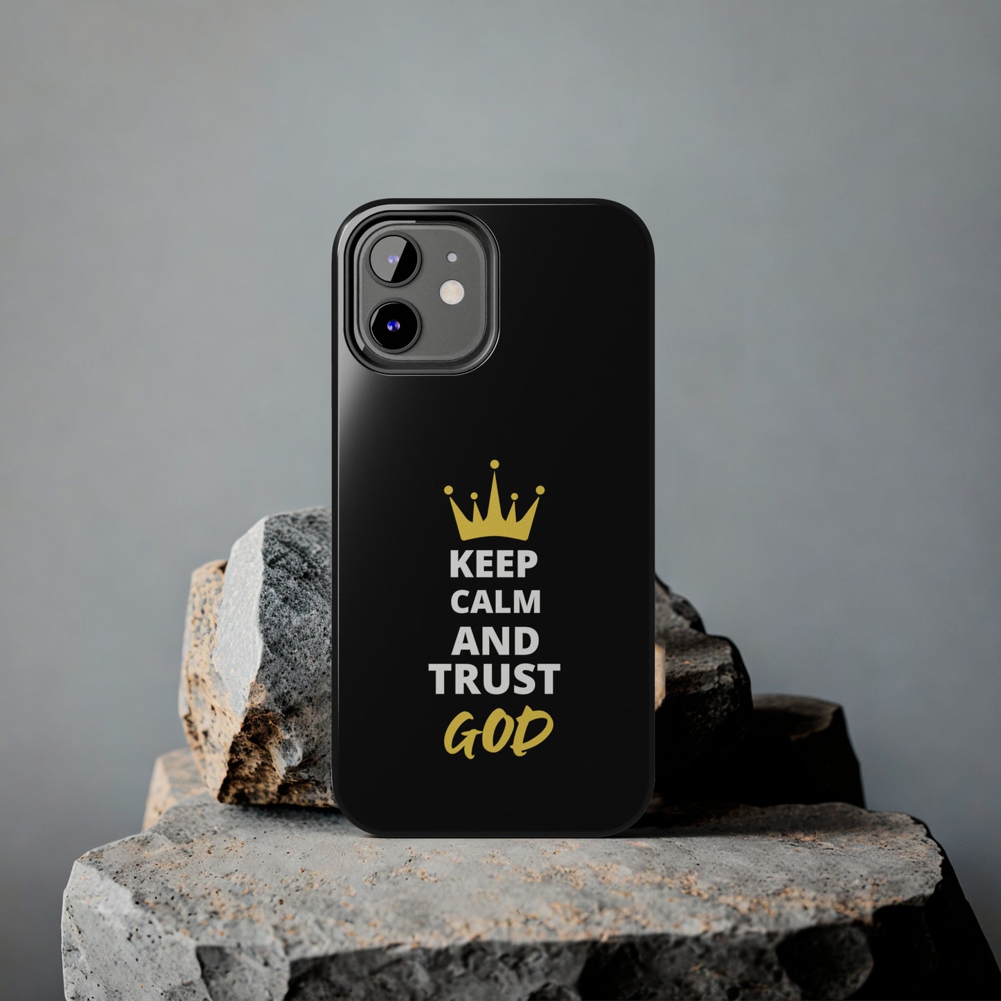 Keep Calm And Trust God Christian Phone Tough Phone Cases, Case-Mate Printify