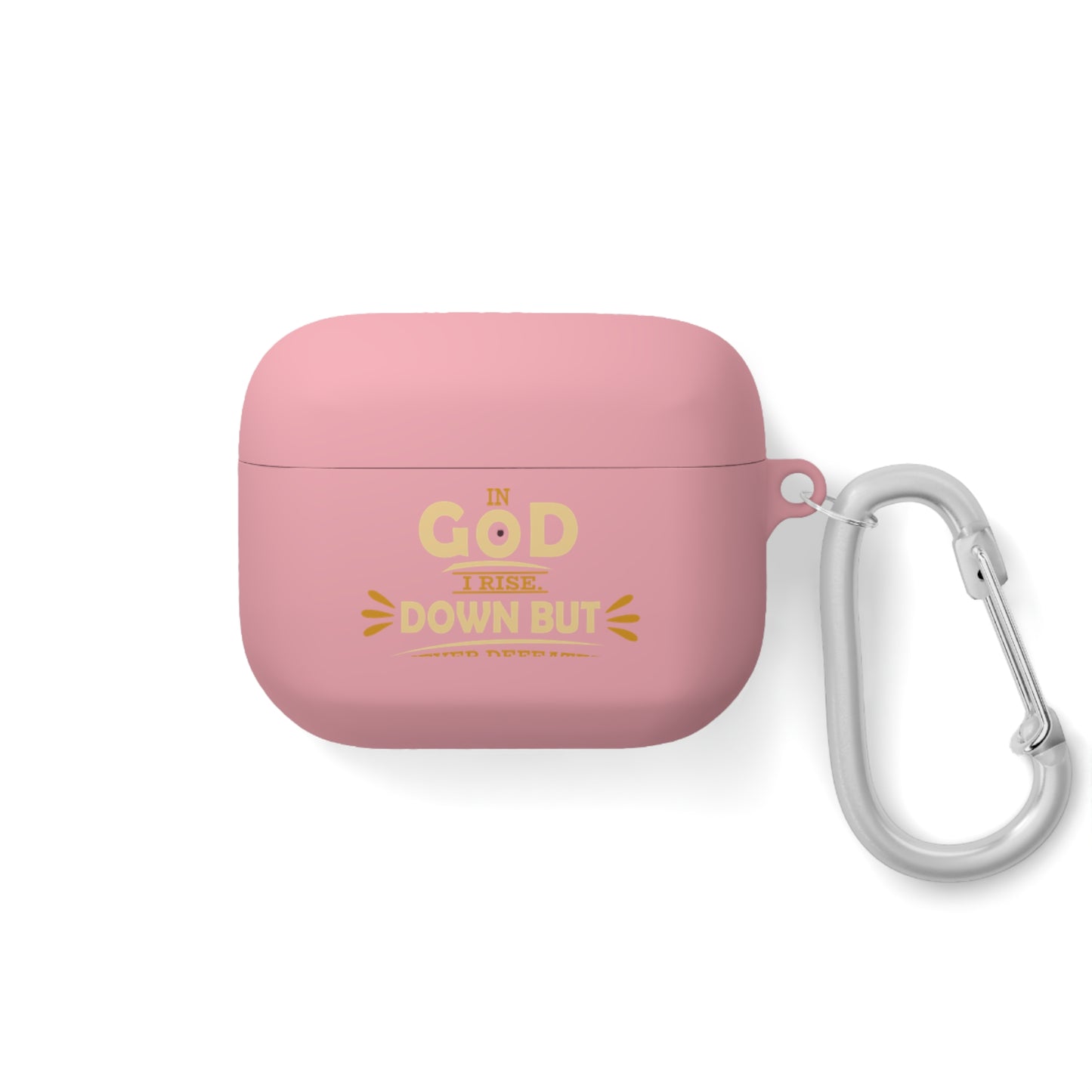 In God I Rise Down But Not Defeated Airpod / Airpods Pro Case cover