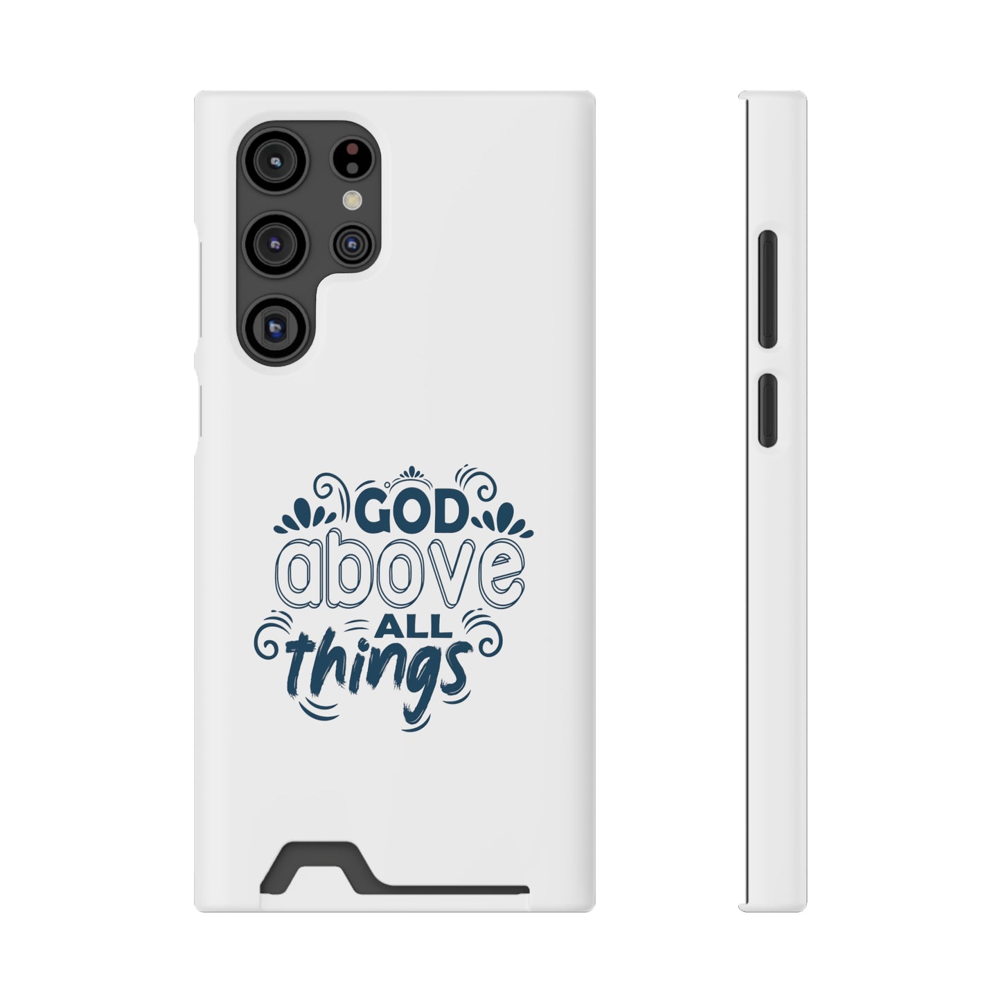 God Above All Things Phone Case With Card Holder