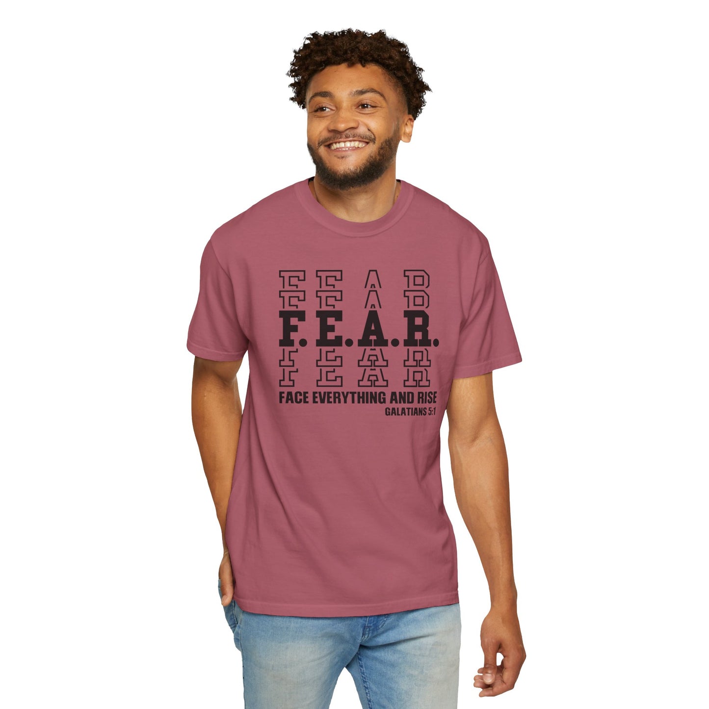 FEAR Face Everything And Rise Unisex Christian T-shirt