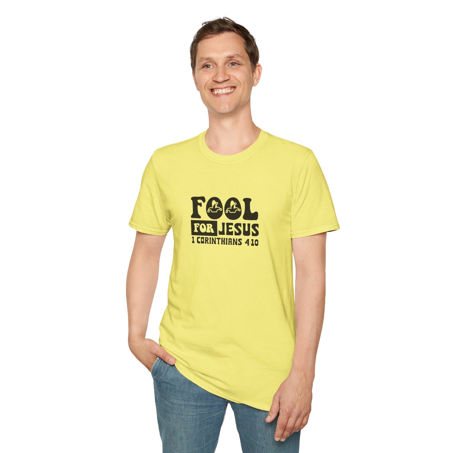 Fool For Jesus Funny Unisex Christian T-shirt