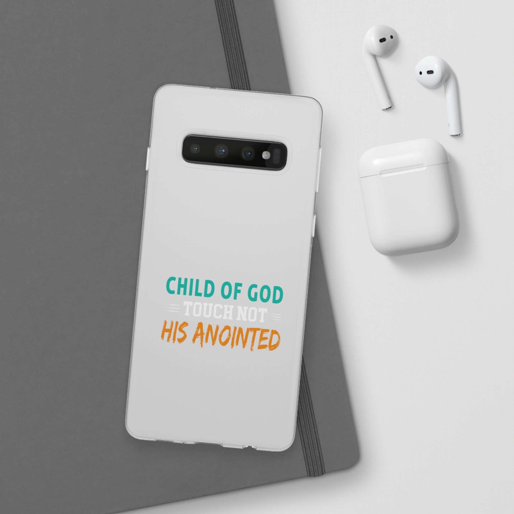 Child Of God Touch Not His Anointed Christian Flexi Phone Case Printify