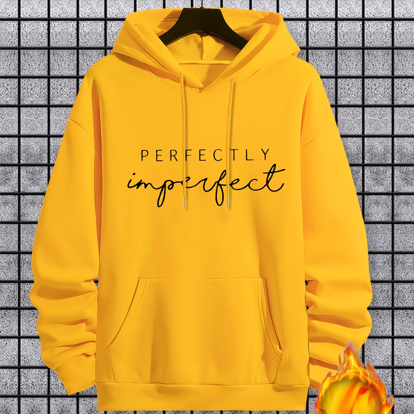 Perfectly Imperfect Men's Christian Pullover Hooded Sweatshirt claimedbygoddesigns