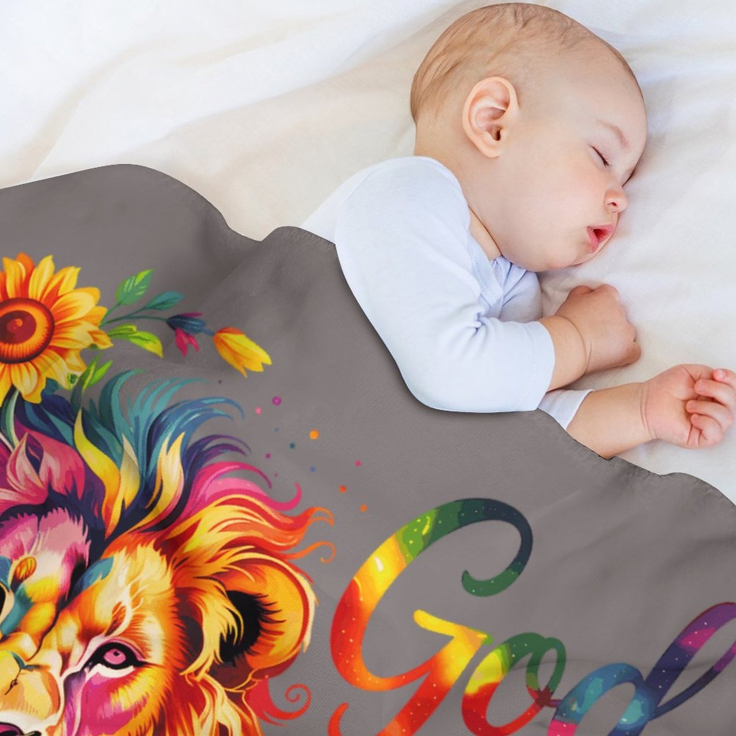 He Is My Strength Christian Sherpa Fleece Throw Blanket - ClaimedbyGodDesigns