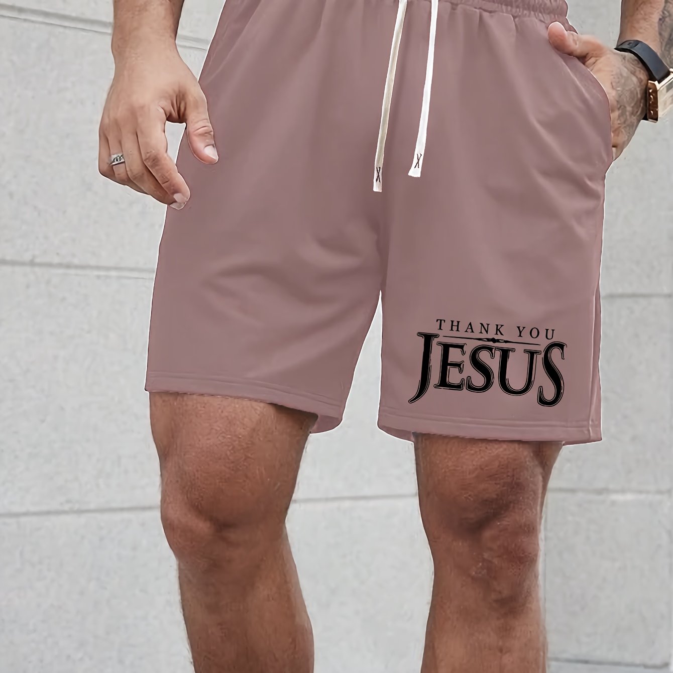 Thank You Jesus Men's Christian Shorts claimedbygoddesigns