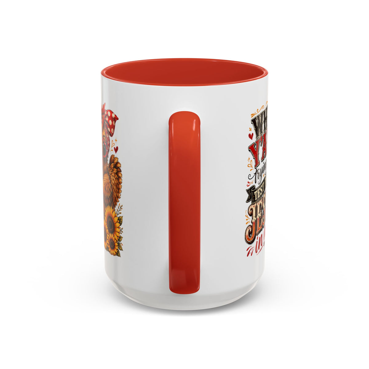 Why Y'all Trying to Test the Jesus in Me Christian Accent Ceramic Coffee Mug