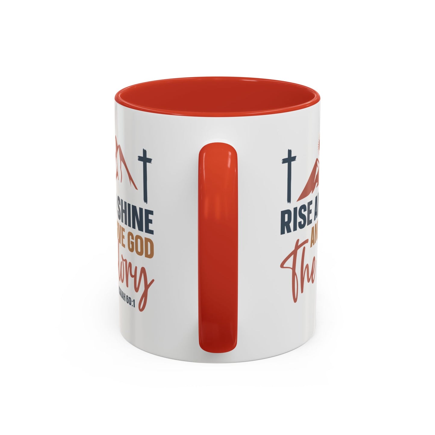 Christian Ceramic Mug - Give Him The Glory Accent Coffee Mug (11, 15oz)