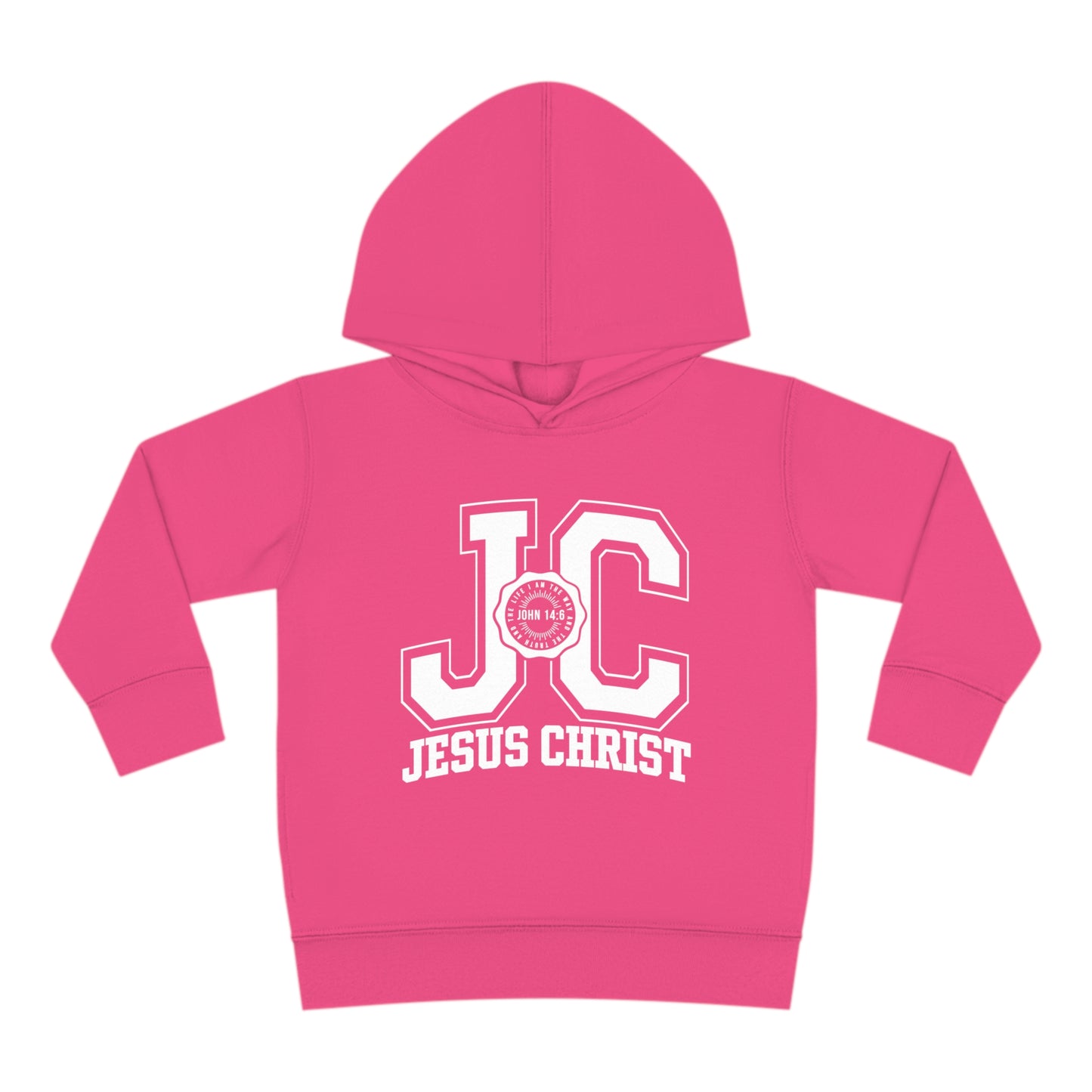 JC Jesus Christ Christian Toddler Pullover Fleece Hooded Sweatshirt