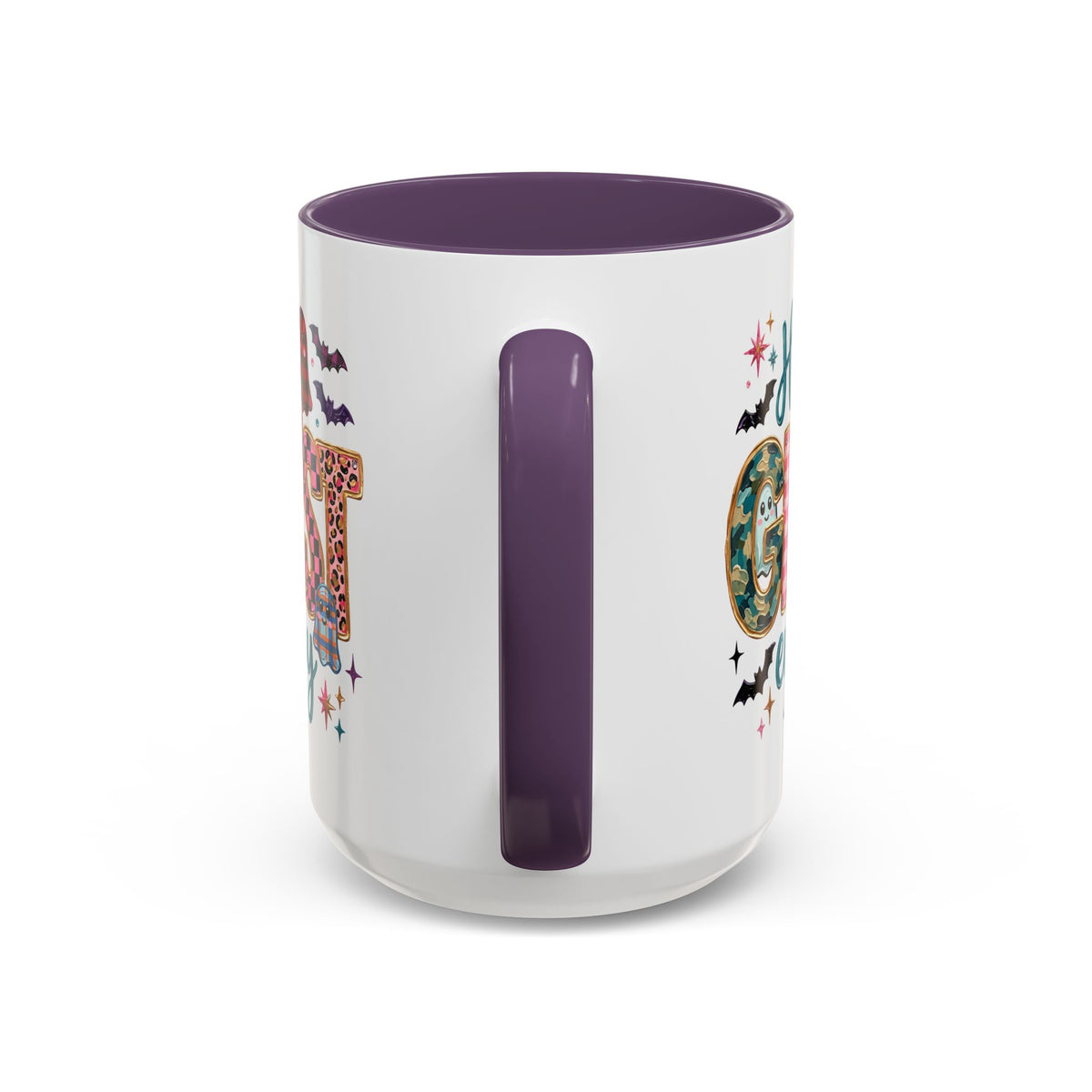 Accent Christian Coffee Mug — "Holy Ghost Energy" Halloween Cute Spooky Ceramic Mug (11/15oz)