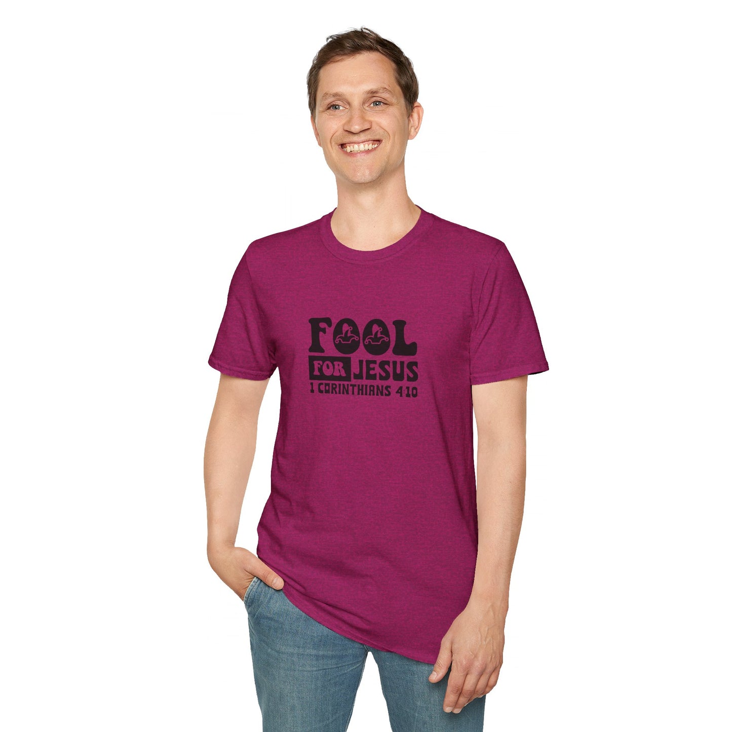 Fool For Jesus Funny Unisex Christian T-shirt