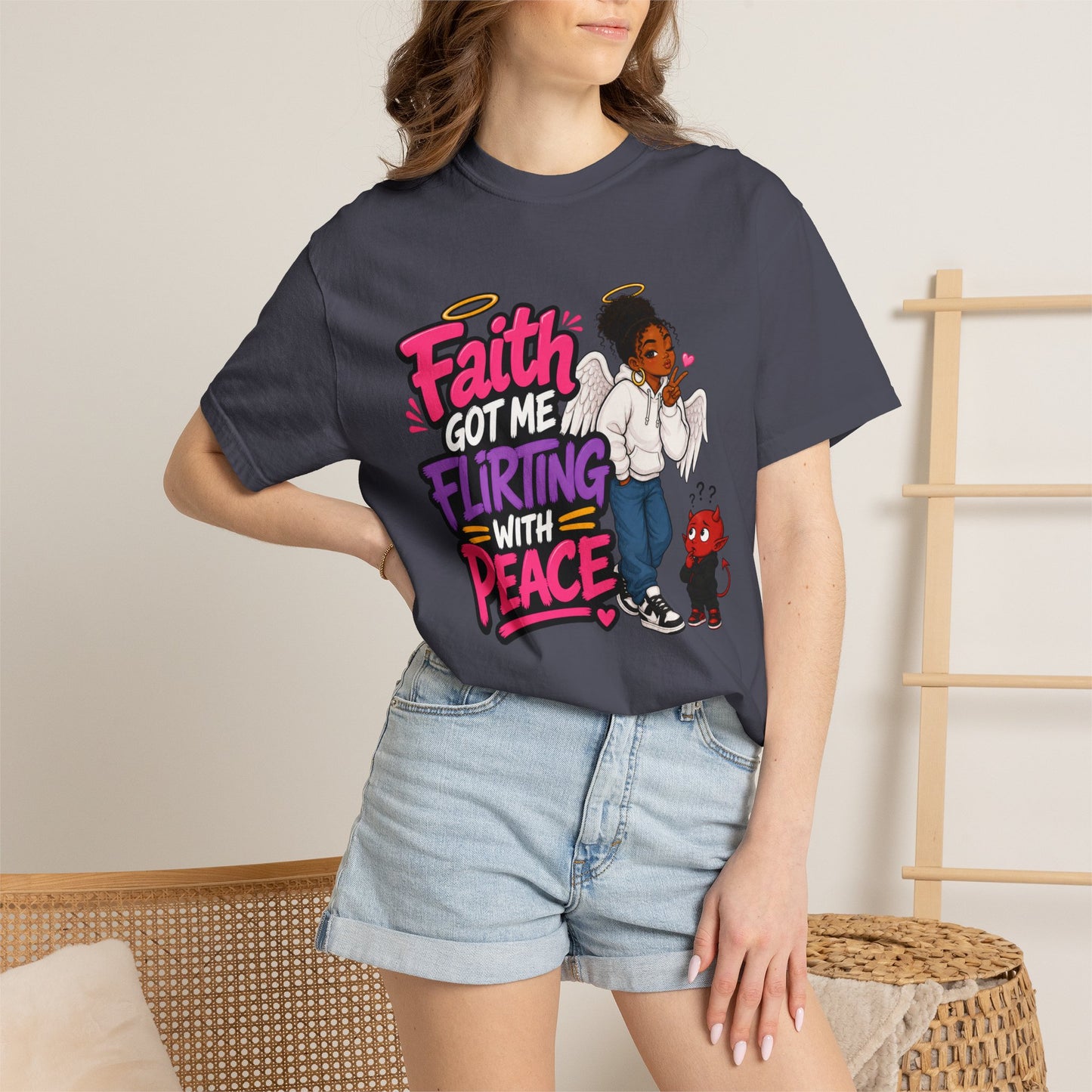 Faith Got Me Flirting With Peace T-Shirt