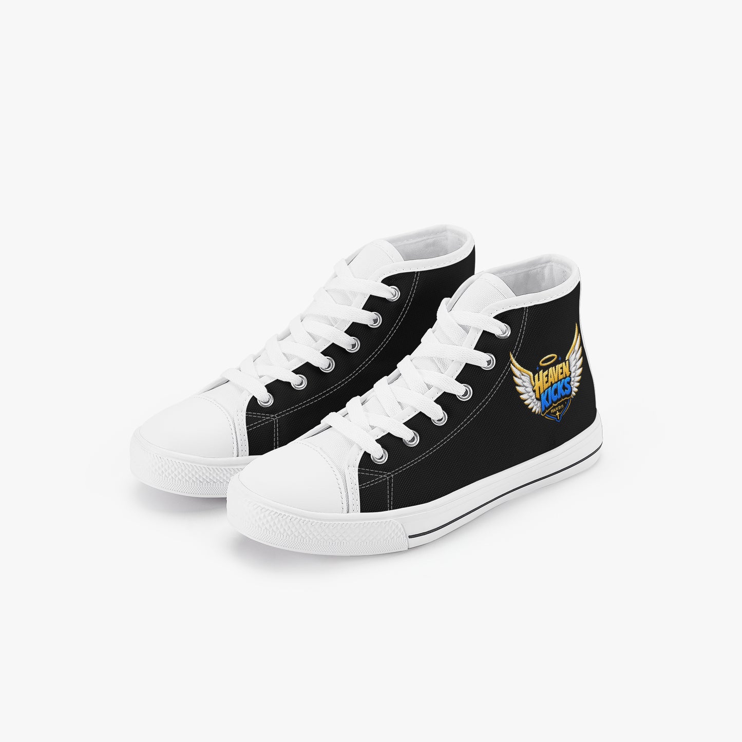 Heaven Kicks Christian Kid’s High - Top Canvas Shoes - ClaimedbyGodDesigns
