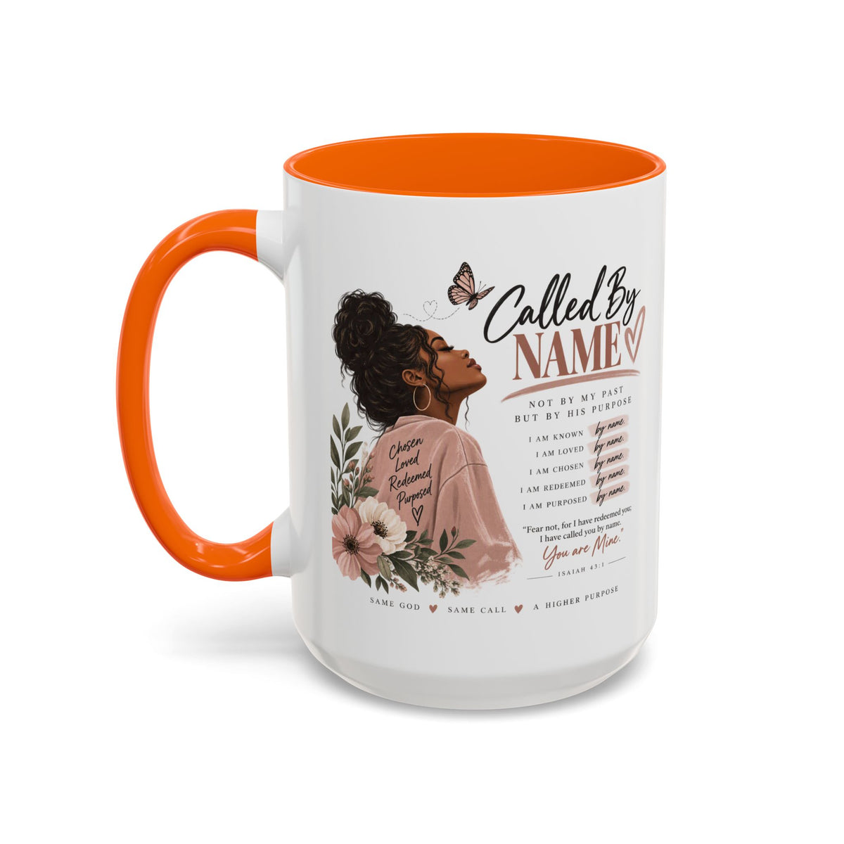 Called By Name Coffee Mug — Inspirational Christian Gift for Her (11/15oz)