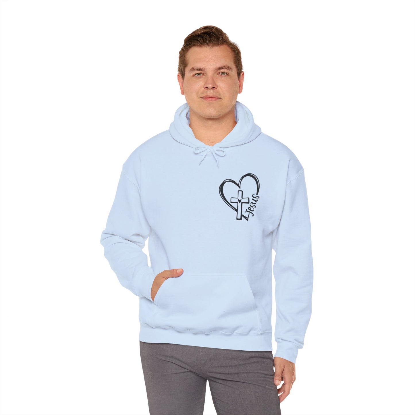 Jesus I Found My Hope  Unisex Christian Hooded Pullover Sweatshirt