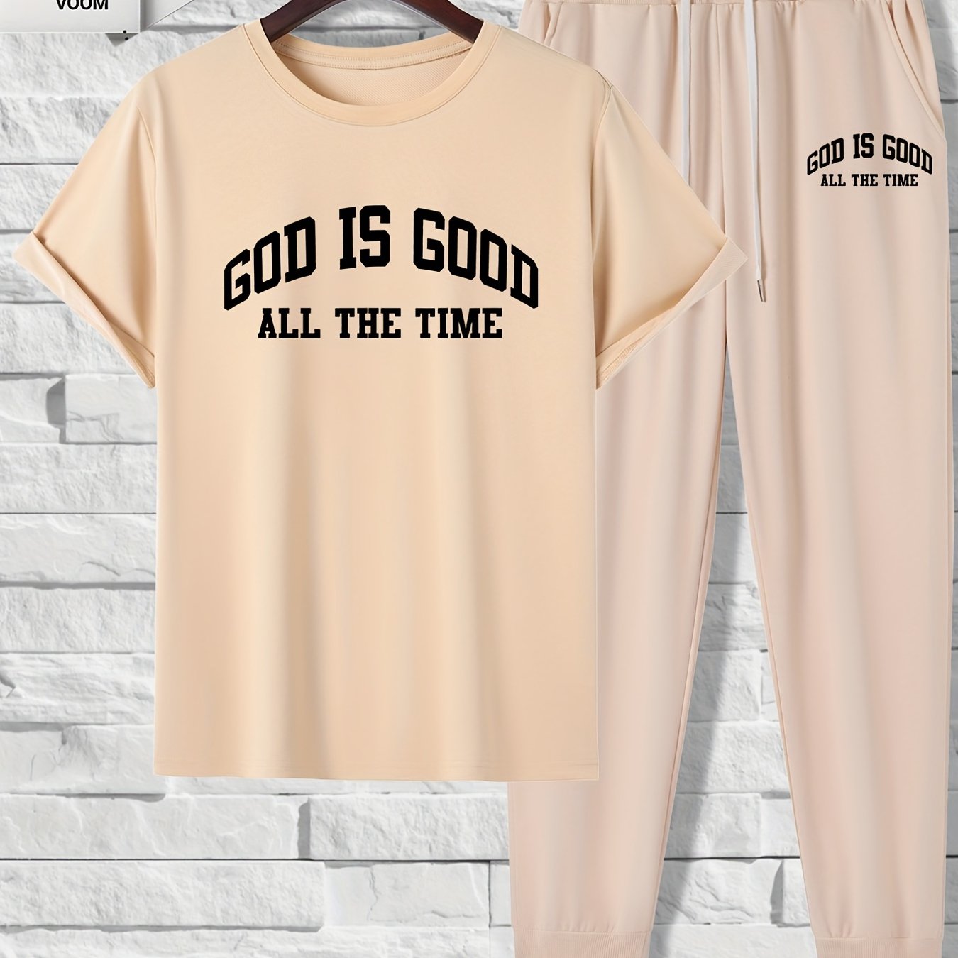 GOD IS GOOD Men's Christian Casual Outfit claimedbygoddesigns