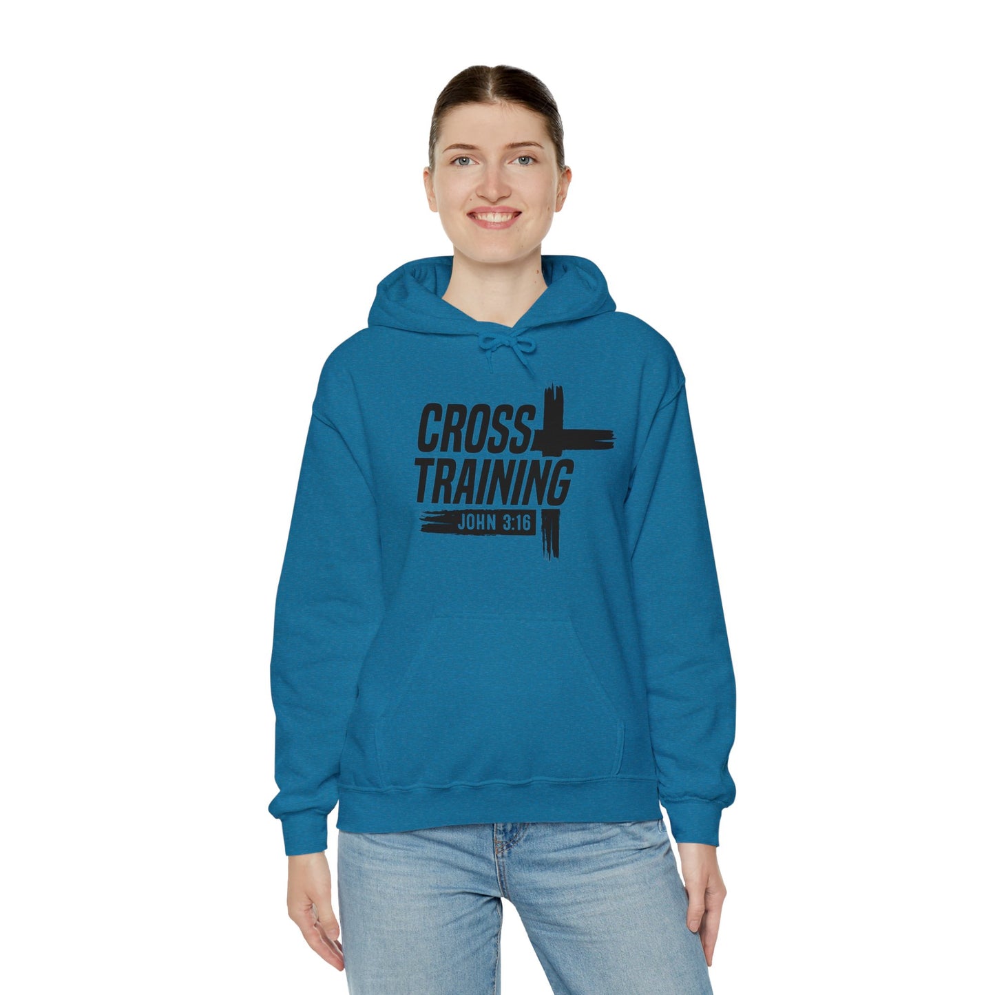 Cross Training Unisex Christian Hooded Pullover Sweatshirt