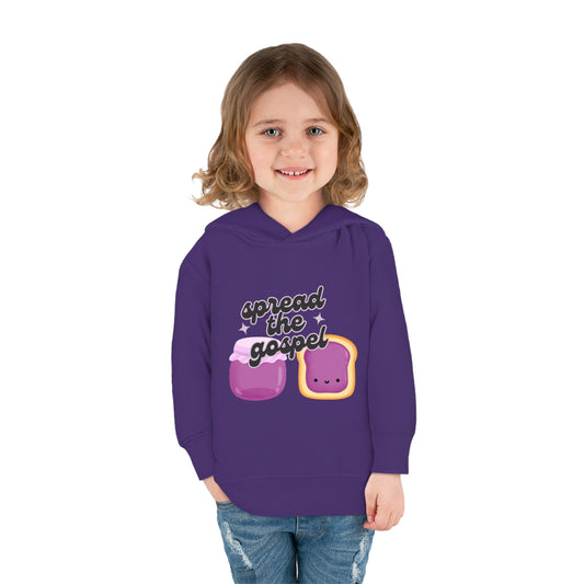 Spread The Gospel Christian Toddler Pullover Fleece Hooded Sweatshirt