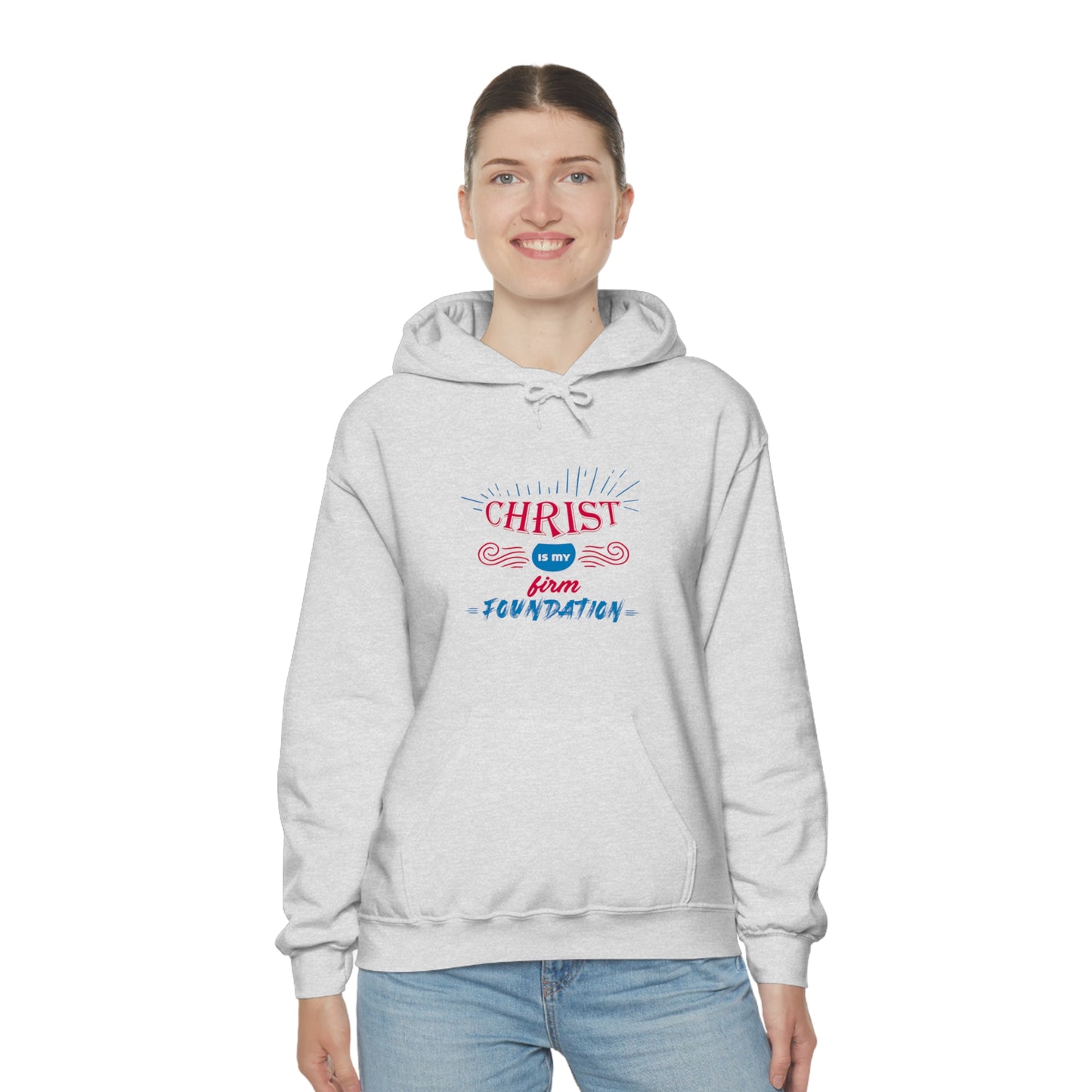 Christ Is My Firm Foundation Unisex Hooded Sweatshirt