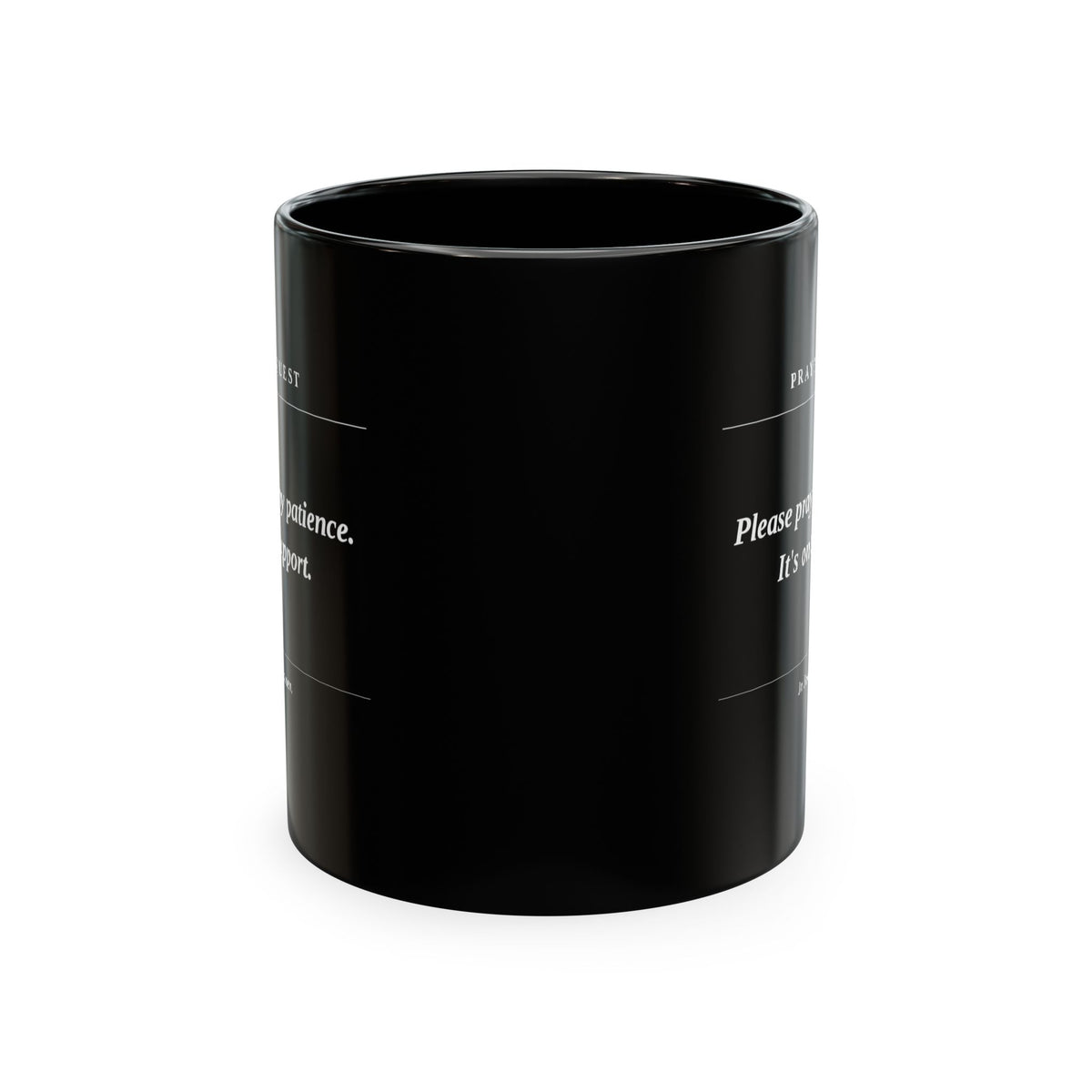 Prayer Request Ceramic Mug — 'Please Pray for Me' Inspirational Coffee Cup