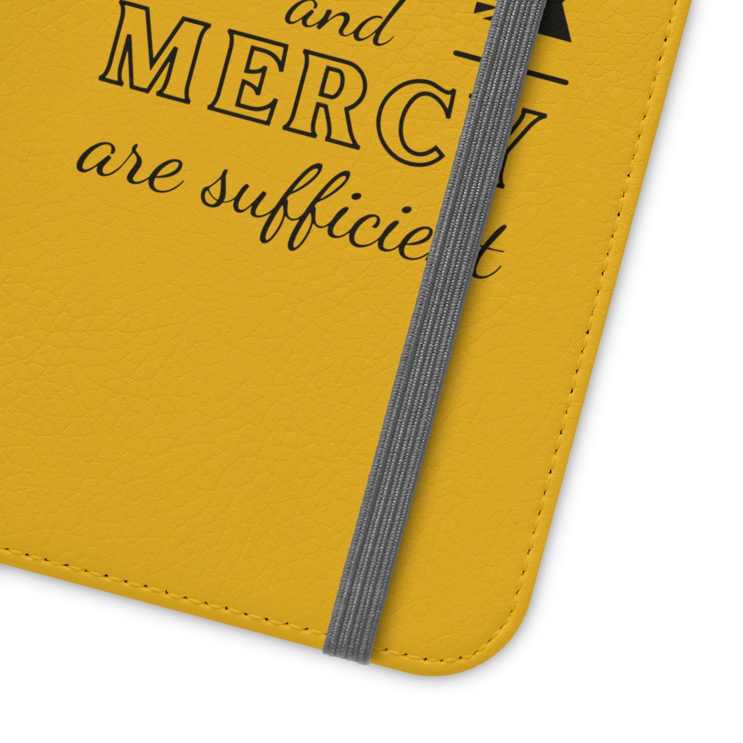 His Favor Grace & Mercy Are Sufficient Phone Flip Cases