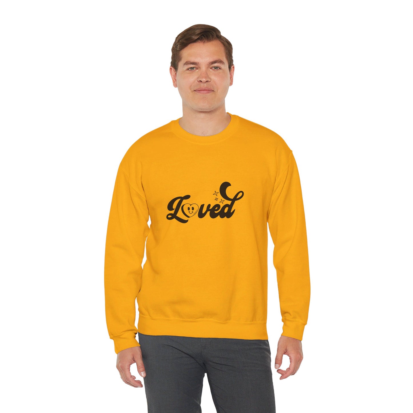 Romans 5:8 You Are Loved More Than You Will Ever Know Unisex Heavy Blend™ Crewneck Christian Sweatshirt