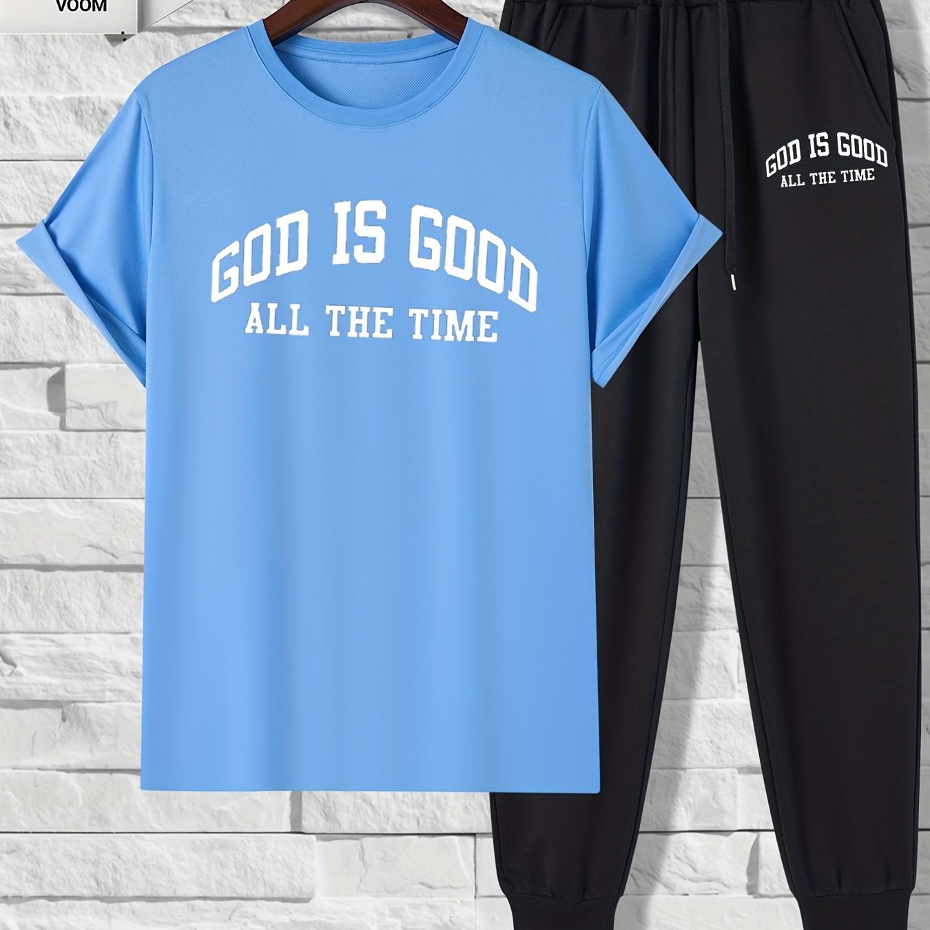 GOD IS GOOD Men's Christian Casual Outfit claimedbygoddesigns