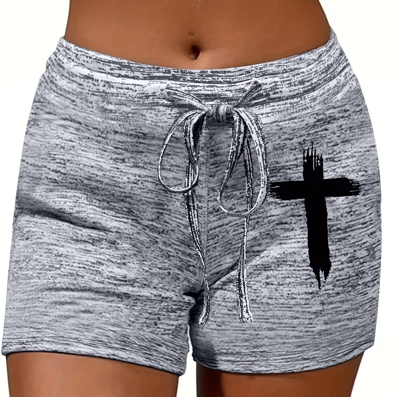 Cross Women's Christian Shorts claimedbygoddesigns