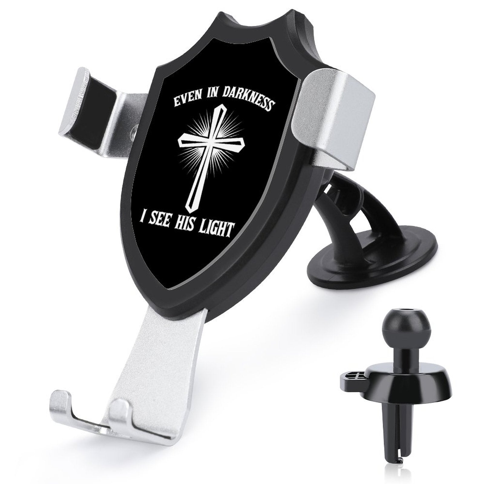 Even In Darkness I See His Light Christian Car Mount Mobile Phone Holder SALE-Personal Design