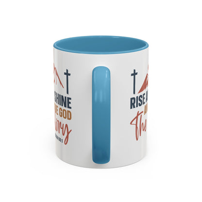 Christian Ceramic Mug - Give Him The Glory Accent Coffee Mug (11, 15oz)