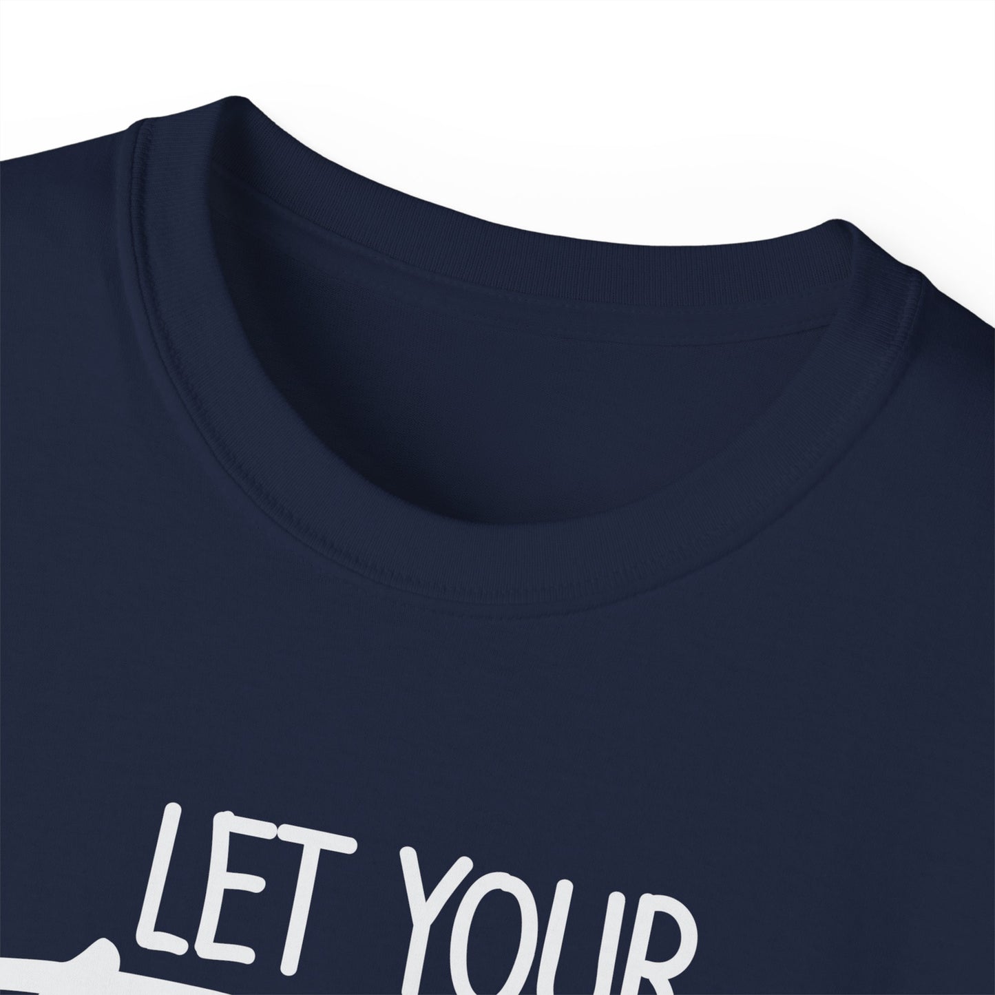 Let Your Faith Be Bigger Than Your Fear Unisex Christian Ultra Cotton Tee Printify