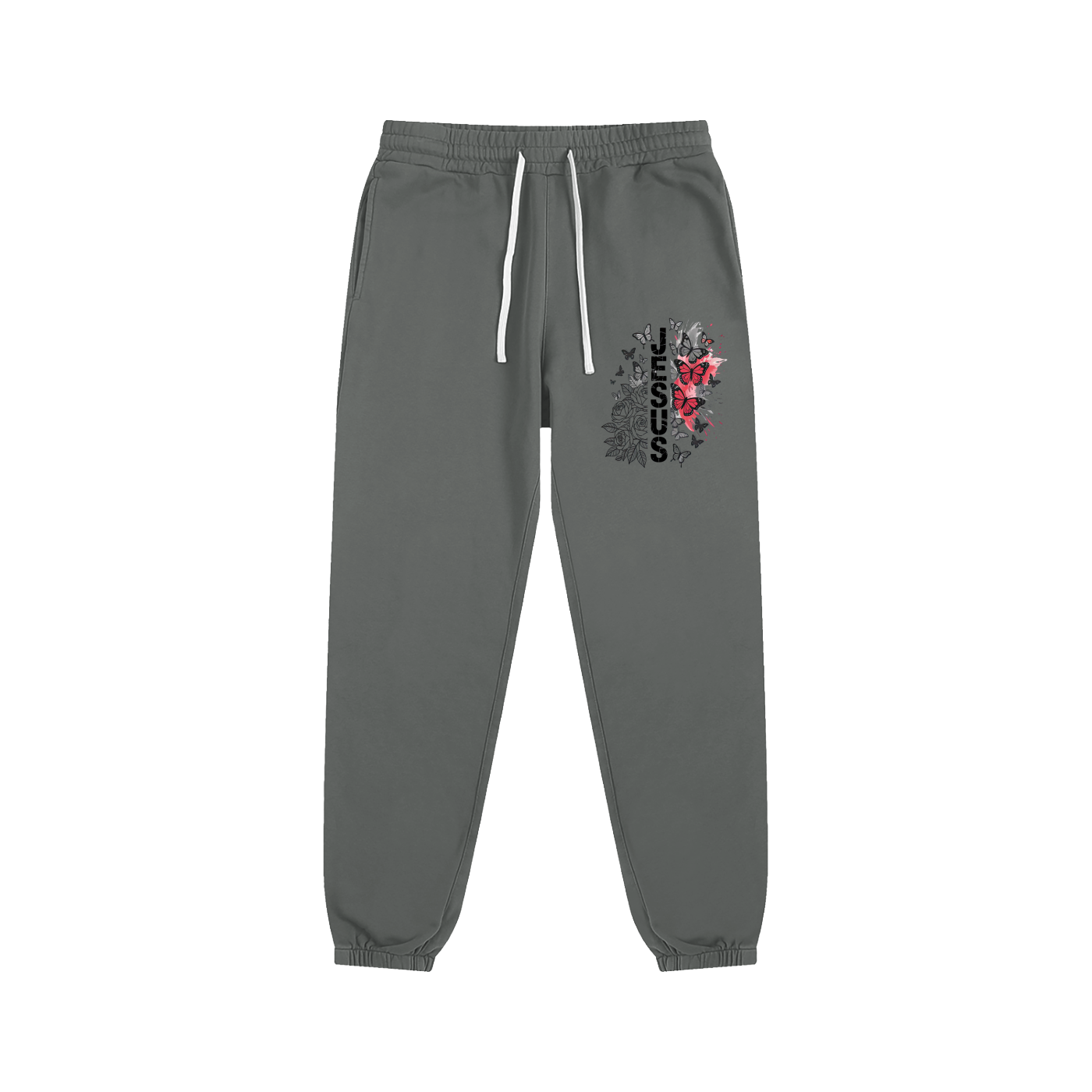 Flowered Jesus Unisex Christian Sweatpants