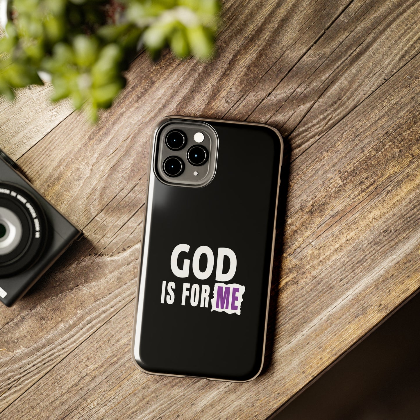 God Is For Me Christian Phone Tough Phone Cases, Case-Mate Printify