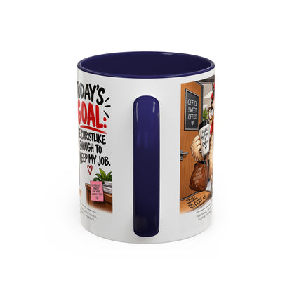 Today's Goal Christian Coffee Mug – Be Christlike Inspirational Bible Verse Mug